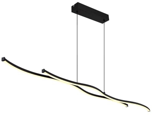 GLOBO Pendant Light Pendant Lamp LED Ceiling Light Dining Room Light Metal Black