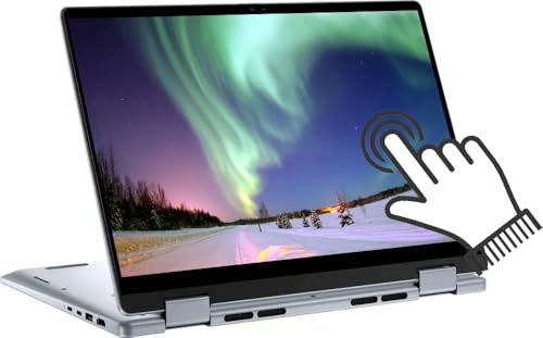 Dell Notebook Inspiron 14 7440 2 in 1, touchscreen FHD+ da 14, Intel Core 7 150U (> i7-1355U), RAM DDR5 da 32 GB, SSD da 1 TB, KB retroilluminato, lettore FP, Type-C, webcam FHD, Win 11 Pro, con