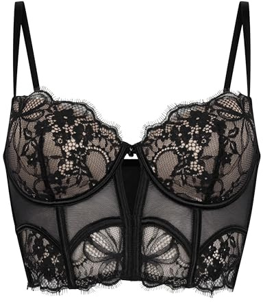 HUNKEMÖLLER Gepolsterter Longline-Bügel-BH Prina - Caviar - 80E