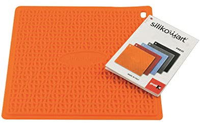 Silikomart | Décoration de Gâteau en Silicone, Couleur Orange, Dimensions 5 x 175 x 175 mm,