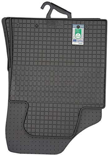 PETEX Gummimatten passend für Cee'd ab 05/2012-05/2018 / Cee'd SW ab 09/2012 / Pro Cee'd ab 05/2013 Fußmatten schwarz 4-teilig