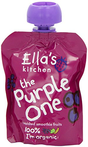 Ella's Kitchen the Purple One Organic Squished Smoothie Fruits (90g) - Pack of 6