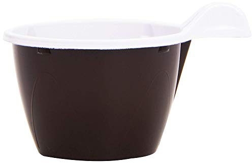 PZ 250 TAZZINA PER CAFFE' CON MANICO TAZZA BICOLORE BICCHIERE CAFFE' IN PLASTICA CL 10 COFFEE AND HOT DRINKS