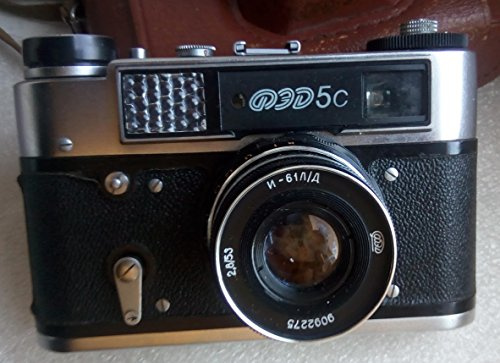 FED-5C USSR Soviet Union Russian 35 mm Rangefinder Film Camera Industar-61 L/D Lens