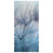 Bilderwelten Raumteiler Trennwand Blaue Federn im Regen Motiv 250x120 cm, ohne Halterung