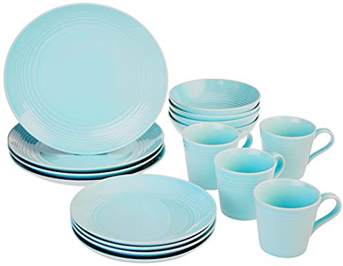 Royal Doulton Exclusively for Gordon Ramsay Maze Blue Geschirr-Set, 16-teilig