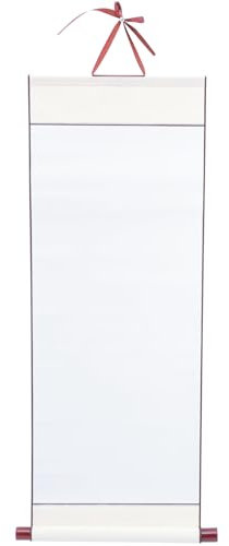 FAVOMOTO 30*80cm Leerer Kalligraphie-Rollen Schriftrollen Chinesische Kalligraphie Schriftrolle Papier Zum Beschreiben Japanpapier Malrolle Japanpapier Reispapier Papierrolle Wand Farbe Roller Pinsel