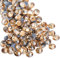 Beadsland Hotfix Strasssteine, 1440 Stück Flache Goldene Rückseite Kristall Strasssteine zum Basteln Kleidung Basteln Dekoration,Goldener Champagner,SS16,3.8-4.0mm