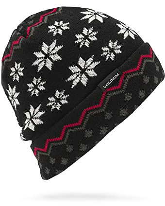 Volcom Men's Holi Dazed Black Beanie Hat