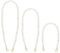 Gativs Perlen Kette Trageriemen 3 Stücke Perlen Taschenkette Tasche Kette Schulterriemen Taschenkette Ersatz Perlen Handtaschenriemen Schulterriemen Taschenkette Ersatz Kette Tasche Griff 40/80/120 cm