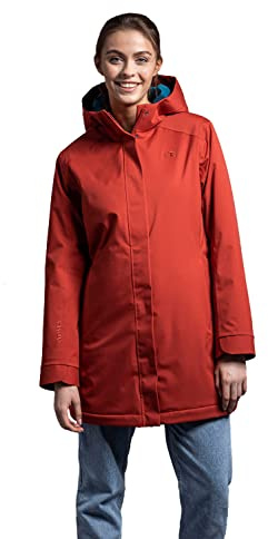 Tatonka Stir Womens Hooded Coat, 42/42 Damen, Sunset red