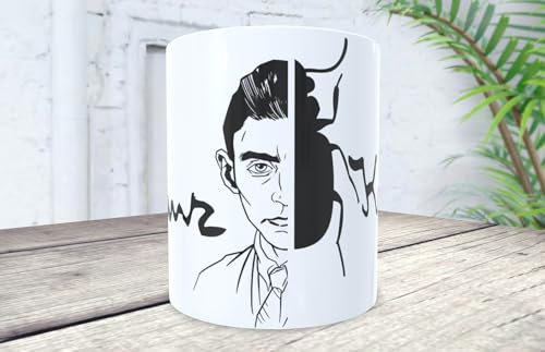Genérico Tasse Franz Kafka mit Unterschrift des Autors - Ein ideales Geschenk für jeden Liebhaber guter Literatur.