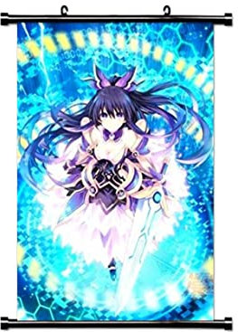 KARMA-X Großes 60x90CM Date A Live Kakemono Rollbild | Anime Manga Stoffposter Wallscroll Poster | Wanddeko Geschenk | Tohka