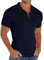 Sailwind Herren Polo Shirts Mit Reißverschluss Klassisch Stretch Sommer T-Shirts Für Herren Schmale Passform Freizeit- Und Arbeitskleidung (Marineblau, XL)