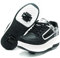HUSKSWARE Jungen Mädchen Automatisch 2 Räder Skateboardschuhe, Rollschuhe für Kinder Schuhe Mit Doppelt Rollen, Outdoor Fitnessschuhe Sneakers, Schwarz-Weiß, 36 EU