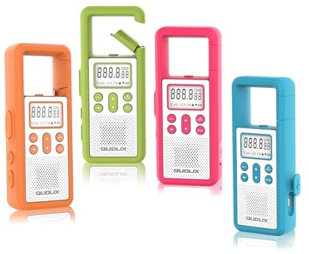Walkie Talkie Aufladbar 4er Set, Großer Reichweite PMR Walky Talky, FM Funkgerät mit SOS Alarm & LED-Taschenlampe, Walkie Talkies für Erwachsene Mit VOX,Geeignet für Outdoor-Abenteuer,Radfahren,Reisen