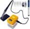 Saldatore a batteria per Dewalt da 20 V, supporto per saldatore Work per batteria Dewalt da 20 V, DCB200 DCB206,60 W, LCD, temperatura regolabile 180 – 480 °C, saldatore cordless con filo di saldatura