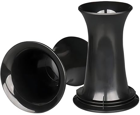 2Pcs Speaker Port Tube, 82mm x 110mm Subwoofer Bass Reflex Tube Woofer Port Tube Vent, for Car DJ Speaker HiFi Home Theater Professional Audio Woofer