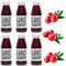 PRESSUICE Fresh Scarlet Cranberry Juice not from concentrate | 6 bottles pack x 250 ml Fruit Juices NFC | Pressed Scarlet Cranberry Semi Sour Drink | No added Sugar | Natural Sugar Free Press