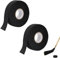 Heting-YQ 2 Stück Schläger Tape Rutschfestes Hockeyschlägerband 25m*25mm Selbstklebendes Eishockey Griffband für Badmintongriff Golfschläger Tennisschläger