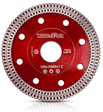 Casaverde Super Thin 105mm Diamond Cutting Disc,Tile Saw Blade for Granite Marble Ceramic Porcelain Tiles