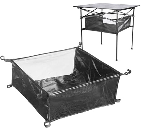 Unter Tisch Camping Lagerung Organizer - Mesh Organizer für den Campingtisch | Netz-Lagersteuerung für den Campingtisch im Freien, Stauraum
