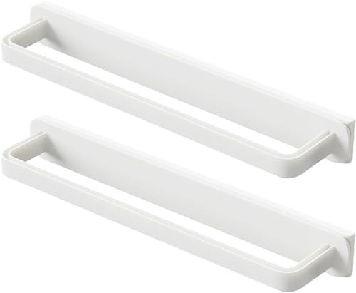 Yardenfun Porte-Serviettes Mural Auto-Adhésif Coulissant sans Perçage Rangement Pratique pour Serviettes Et Cuisine Salle De Bain 10.4 X 2.2 X 1.2 Pouces