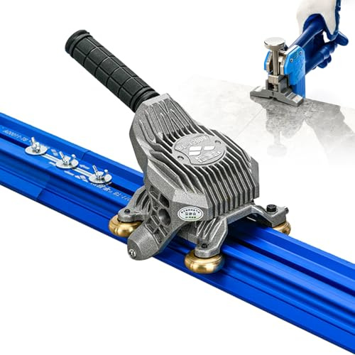 FANGQMM Tile Cutters Tile Cutter Machine 2.2/2.3/3/3.8m Large Format Tile Cutting Machine Manual Tile Cutter Professional Porcelain Cutter Machine with Double Rails Design Table Hand Tools 3m