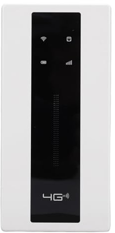 VELATEMOR 4G LTE Mobile WiFi Router mit 10000 MAH Power Bank, Tragbarer Drahtloser Hotspot für Reise und Outdoor Gebrauch, 150 Mbit/s Hohe Geschwindigkeit, WAN/LAN -Port für Gaming