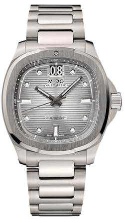MIDO Multifort TV Big Date - Schweizer Automatikuhr für Herren - Edelstahl, 40mm Gehäuse