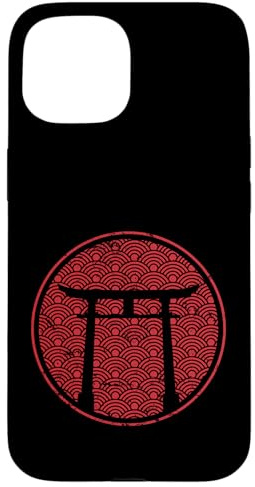 Hülle für iPhone 15 Japanische Torii: Eingang ins Unbekannte