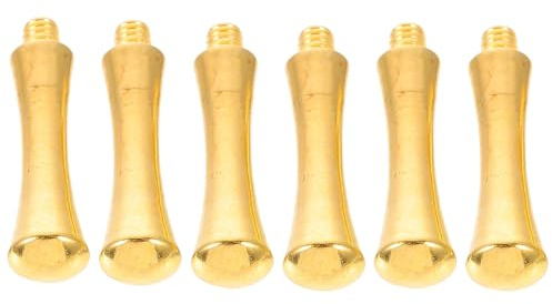 HOOWIFFY 6 Stück Goldene Haarscheren aus Edelstahl mit Komfortablem Griff und Glattem Schnitt für Heimgebrauch von Friseuren und Salonmitarbeitern