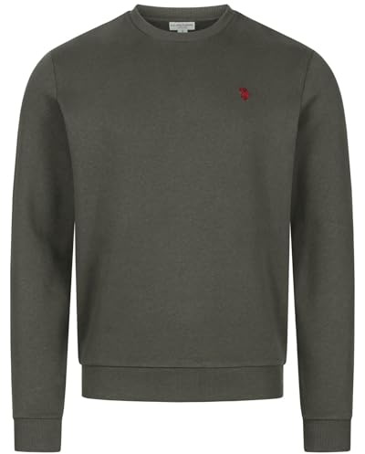 U.S. POLO ASSN. Herren Pullover (S-3XL) Langarm Sweatshirt mit Rundhalsausschnitt warm P015