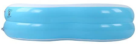 Zunate Piscine Ronde Gonflable pour Enfants |Baignoire Portative en PVC de 150 Cm pour la Famille Intérieure et Extérieure