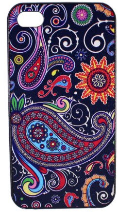 WIPODS ® fantasia Paisley Vintage Floral-cover rigida per Apple iPhone 4, 4S, 4% 2F %2F %2F g 4GS
