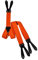 Olata Y Hosenträger zum Knöpfen | Unisex Hosenträger – 3,5 cm. Orange (Normal)