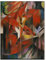 WANDKINGS Leinwandbild Füchse von Franz Marc / 60 x 80 cm/auf Keilrahmen