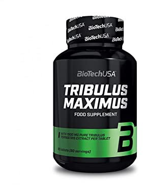 BioTechUSA Tribulus Maximus, Nahrungsergänzungsmittel Tabletten mit Tribulus terrestris, 90 Tabletten