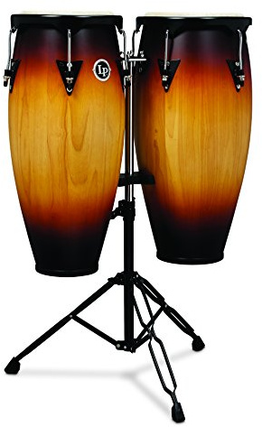 Latin Percussion LP City Wood Congas 10 & 11 Set - Vintage Sunburst
