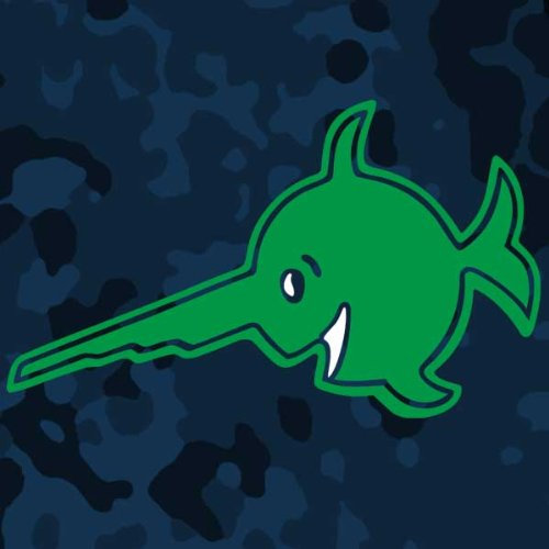 Aufkleber Sticker Sägefisch Typ 6 Modellbau U-Boot 96 Schwertfisch 10x6cm #A052