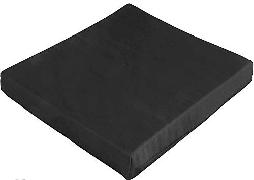Orig. MPB® Rollstuhlsitzkissen 43 x 42 x 5 cm hochwertiger Bezug Wendekissen Schaumstoff RG 40, kompatibel mit allen Rollstühlen entsprechender Sitzbreite