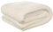 Brandsseller Fleecedecke 100x150 cm – Kuschelige Sofadecke/Couchdecke aus Fleece & Sherpa – Flauschige Wohndecke – Weich & zweiseitig, auch als Babydecke geeignet - Creme/Weiß