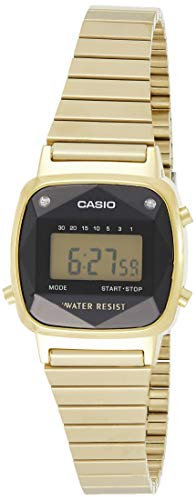 Casio Orologio Digitale Quarzo Donna con Cinturino in Acciaio Inox LA670WEGD-1EF