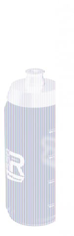 Polisport 8645600003 - R Collection Fahrradflasche Modell R550 mit einem Fassungsvermögen von 550 ml. BPA-freie Trinkflasche für Radfahrer in Transparent