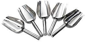 Yicare 5X Eisschaufel Mehlschaufel Futterschaufel Teeschaufel Candy Bar Schaufeln aus Edelstahl