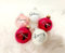 Weihnachtskugel mit Name personalisiert, verschiedene Farben, 6cm, Weihnachten, Nikolaus