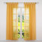 SCHOAL Transparente Gardine Schal mit Schlaufen Modern Vorhang Voile Wohnzimmer Uni 1 Stück BxH 140x265cm Orange