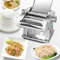 LEONEBEBE Electric Pasta Maker Machine - 135W Stainless Steel Noodle Maker with 2.5mm Blade, 5Kg/H Output, 6 Adjustable Thickness (0.3-4mm) for Homemade Pasta, Dumpling & Wonton Wrappers (Silver)