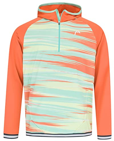 HEAD TOPSPIN Hoodie Herren, pastellgrün, S