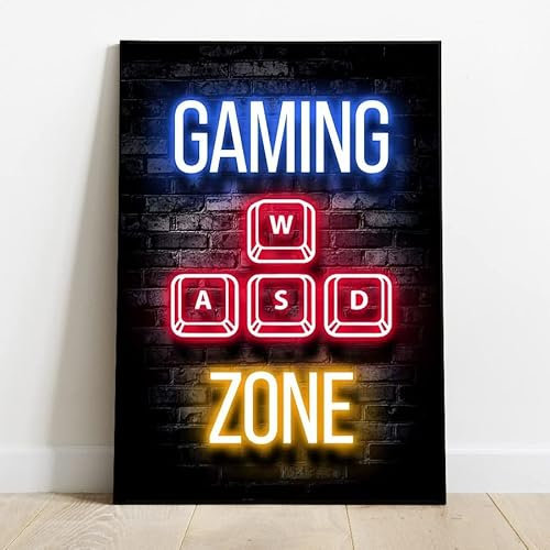 Poster per gamer, decorazione da parete, per giocatore, decorazione da parete, decorazione da camera, senza cornici, 30 x 40 cm (poster 2)